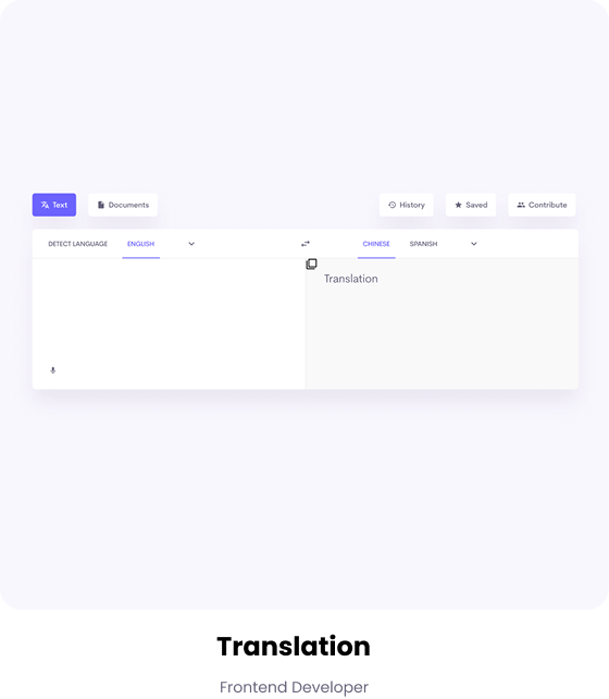 Translation project preview